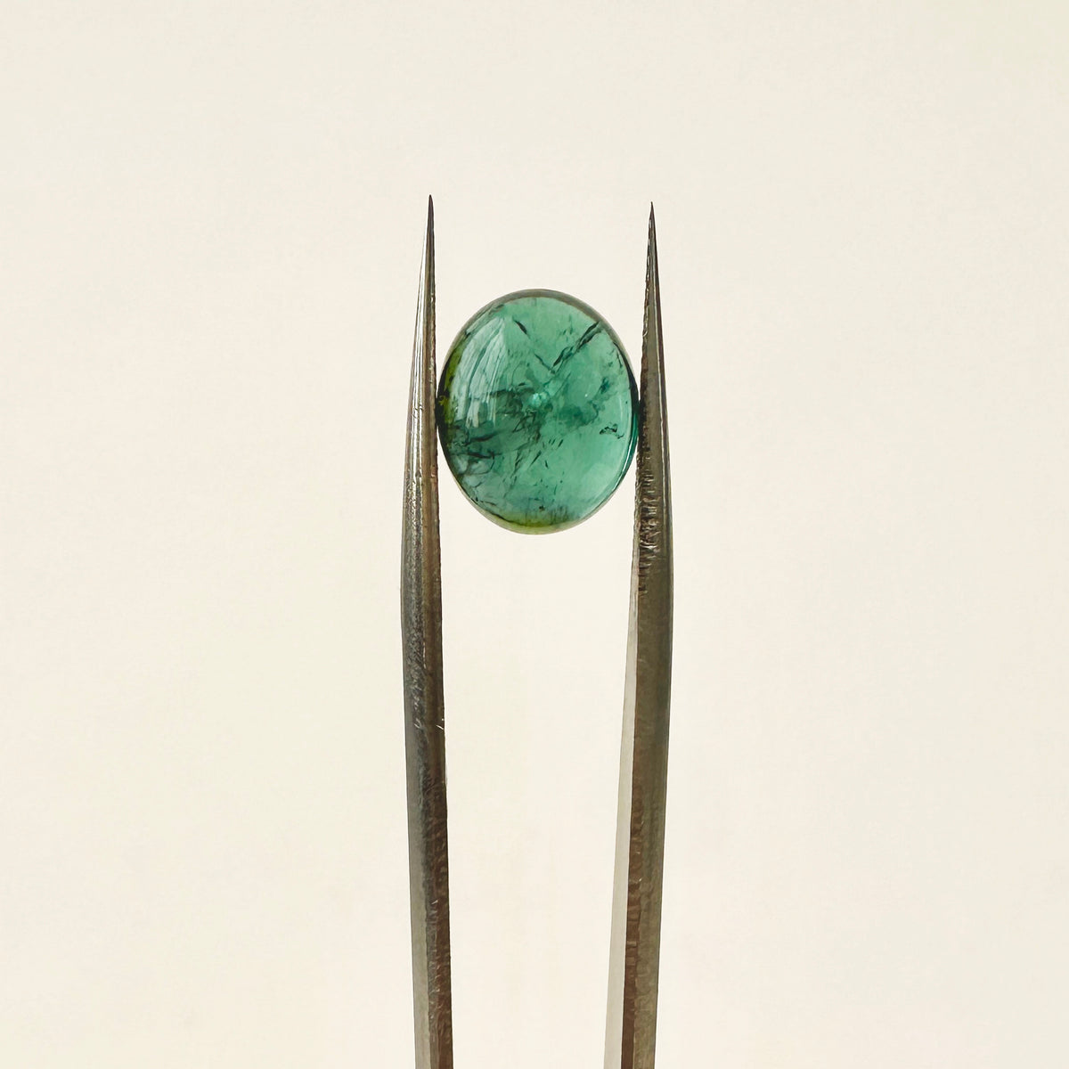 Green Tourmaline Oval Cabochon