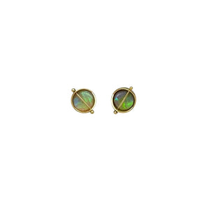 Captured Heavens - Lightning Ridge Opal Studs
