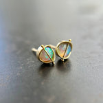 Captured Heavens - Lightning Ridge Opal Studs