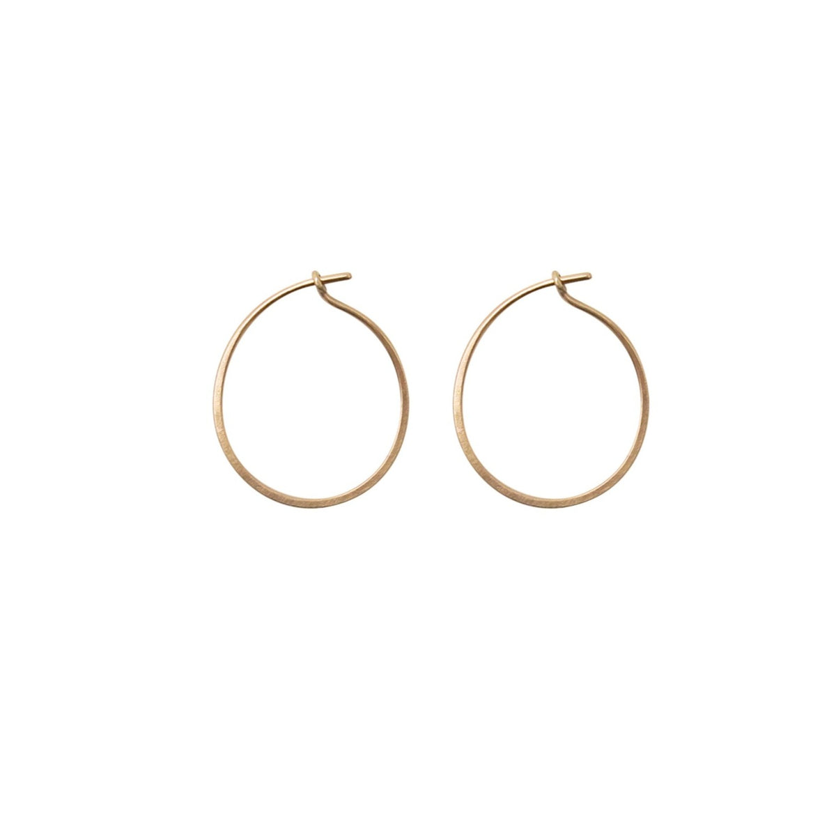 hammered gold hoop earrings, 18k hoops, gold jewelry, gold hoops, hilary finck jewelry, hoop earrings, handmade jewelry.