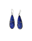 Captured Lapis Teardrop Earrings