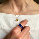 Captured Lapis Lazuli Ring