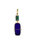 Captured Persian Turquoise & Lapis Pendant