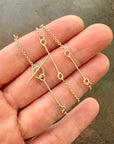 Hammered Link & Cable Chain