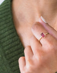 Captured® Mahenge Garnet Ring
