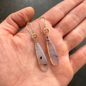 Montana Agate Drop Earrings