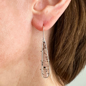 Montana Agate Speckled Earrings