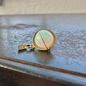 Captured Moon Opal Orb Charm