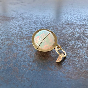 Captured Moon Opal Orb Charm