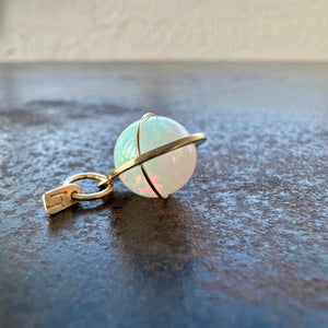 Captured Moon Opal Orb Charm