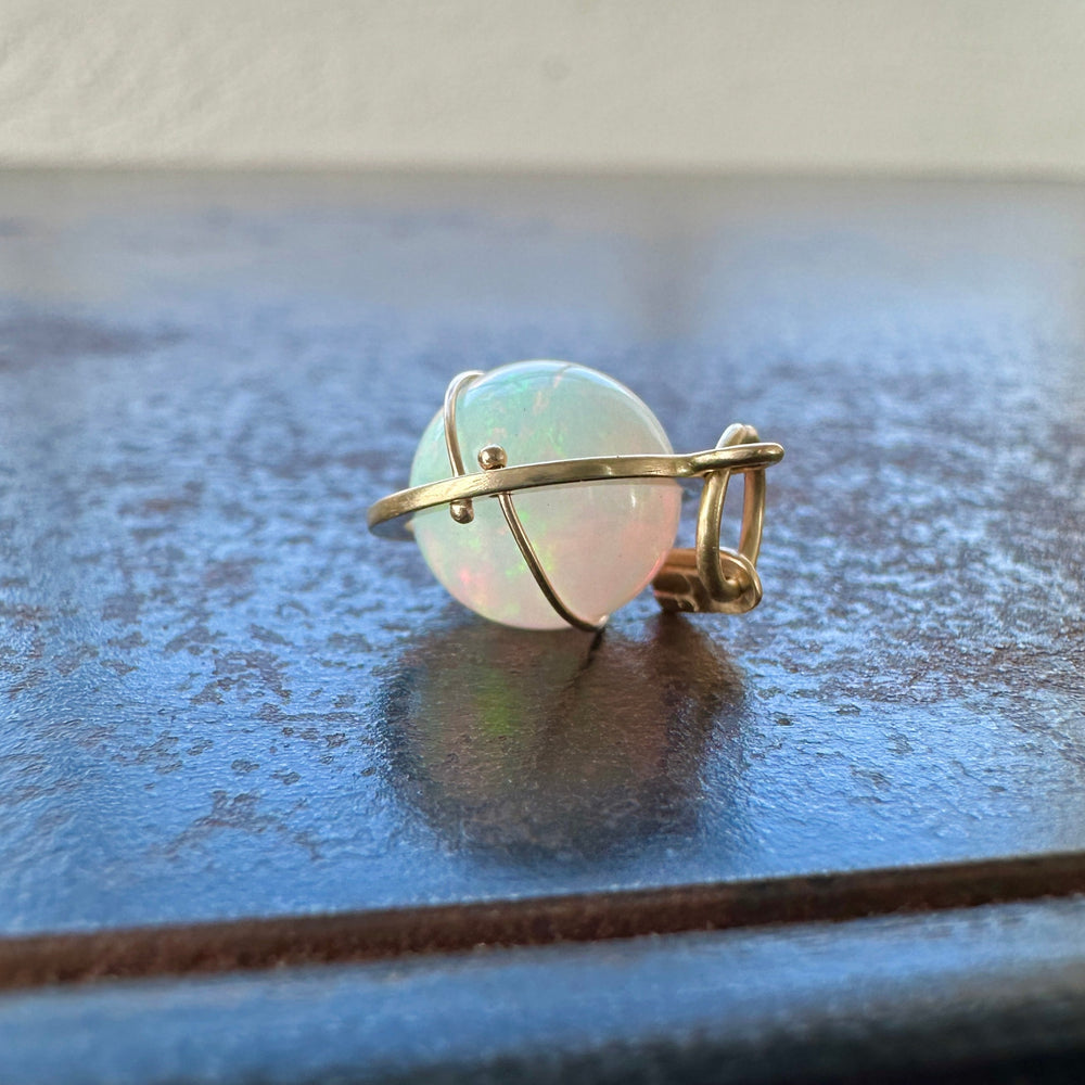 Captured Moon Opal Orb Charm