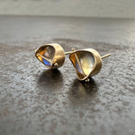 Captured Moonstone Studs