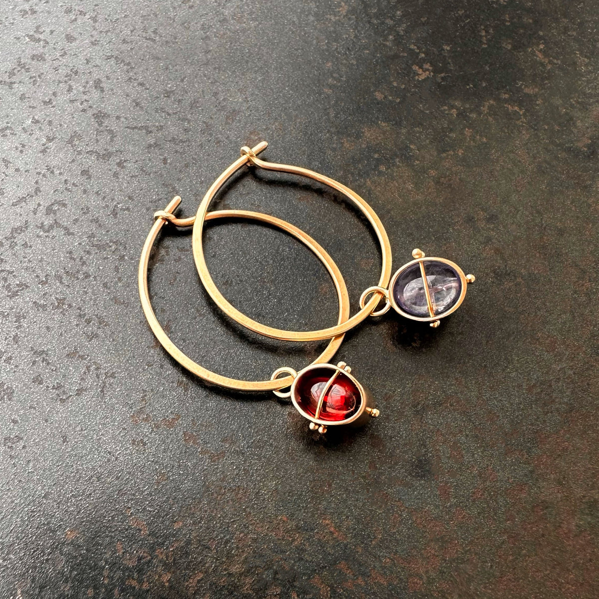 Mother's Day Birthstone Hoops & Charms