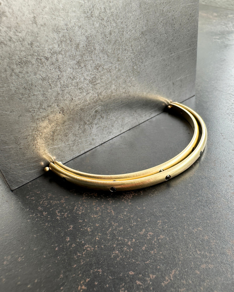 black diamonds, gold bangle, gold bracelet, fine jewelry, bracelet, bangle