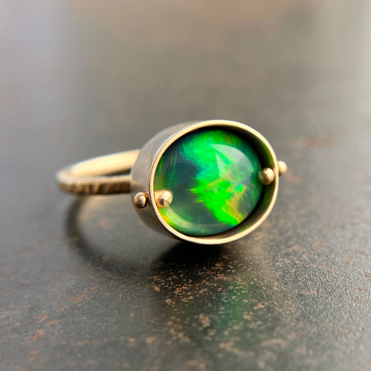 Opal Spin Ring