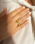 Opal Channel Ring