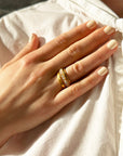 Opal Channel Ring
