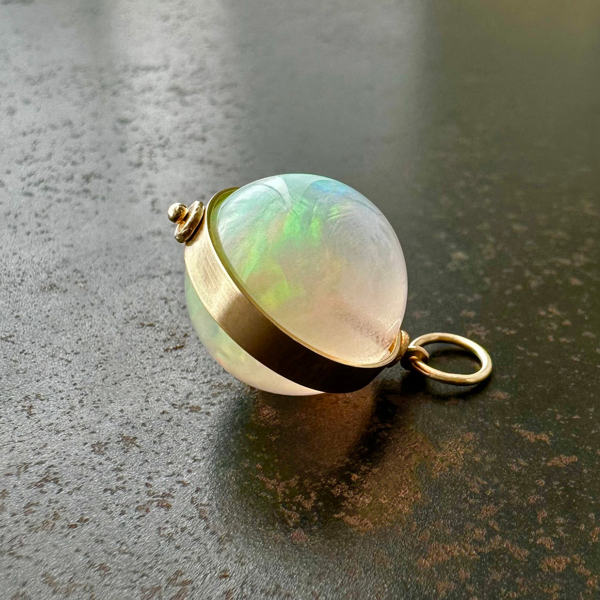 Opal Bead Pendant