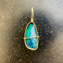 Captured® Aurora Australis Opal Pendant
