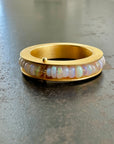 Opal Channel Ring
