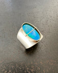 Captured Oval Opal Ring