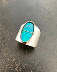 Captured Oval Opal Ring