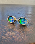 Captured Striped Opal Studs
