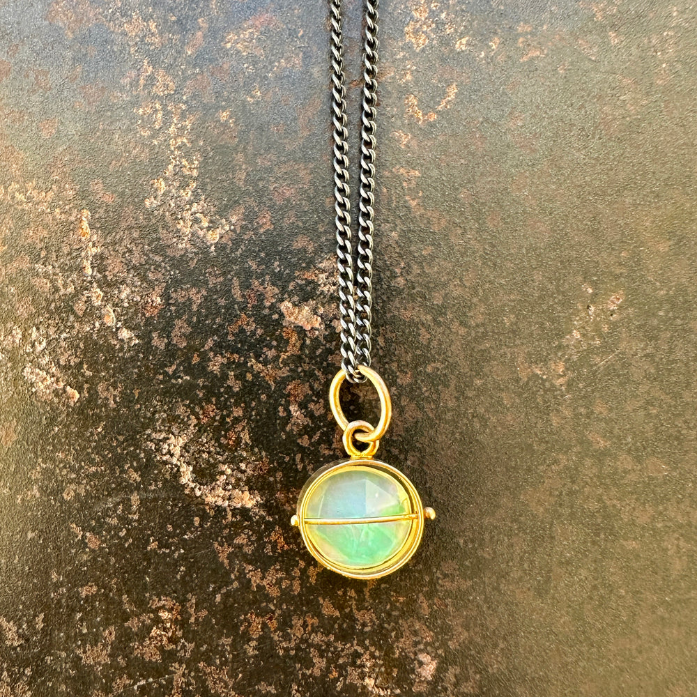 Captured Ethiopian Opal Necklace