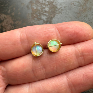 Captured Heavenly Opal Studs