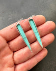 Captured Indonesian Opalized Wood Earrings