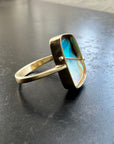 Captured Opal Statement Ring