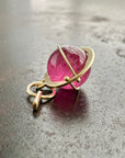 Captured® Pink Tourmaline Orb Pendant