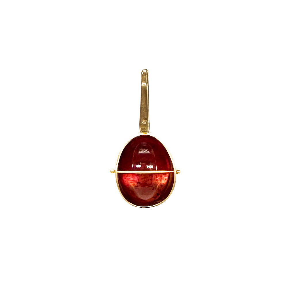 Captured Pink Tourmaline Pendant