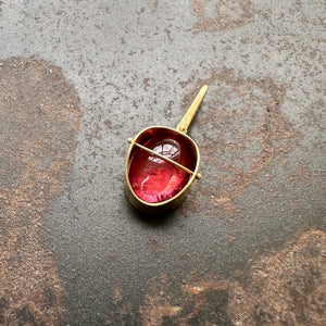 Captured Pink Tourmaline Pendant