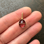 Captured Pink Tourmaline Pendant