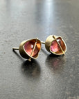 Captured® Pink Tourmaline Studs
