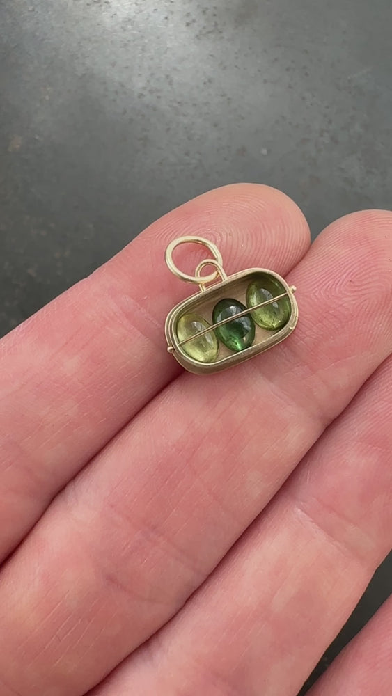 
                
                    Load and play video in Gallery viewer, Captured Tourmaline Trio Charm
                
            