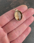 Captured Smoky Topaz Charm