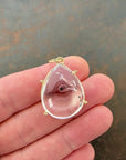 Captured ® Enhydro Quartz Teardrop Pendant