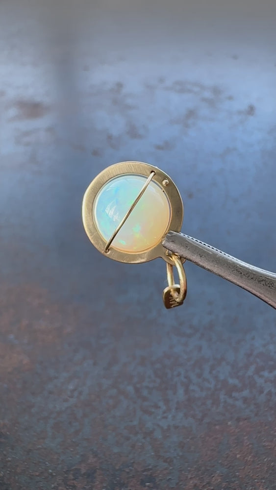 
                
                    Load and play video in Gallery viewer, Captured Sunrise Opal Orb Charm
                
            