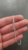 enhydro quartz 18k bimetal necklace with 3 way silver rolo chain