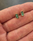 Persian Turquoise Beaded Box Studs