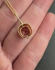 Captured Pink Tourmaline Necklace