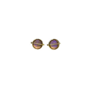 Captured Sunset - Lightning Ridge Opal Studs