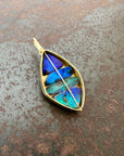 Captured Boulder Opal pendant