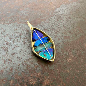 Captured Boulder Opal pendant