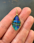 Captured Boulder Opal pendant