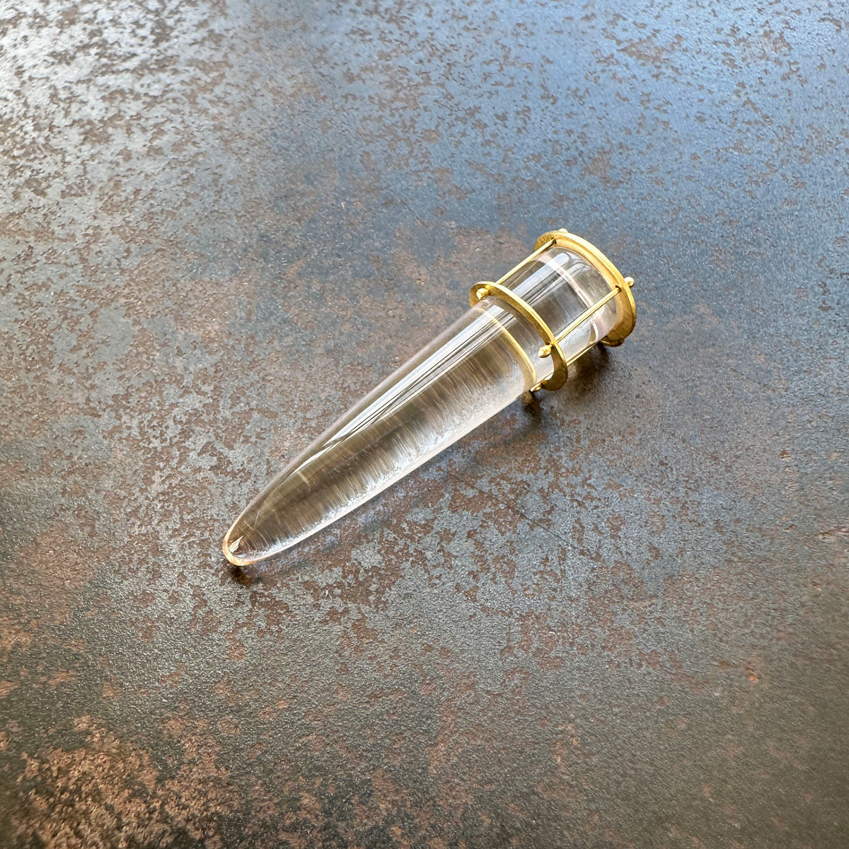Captured Quartz Torpedo Pendant