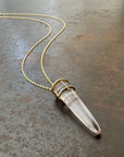 Captured Quartz Torpedo Pendant