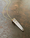 Captured Quartz Torpedo Pendant